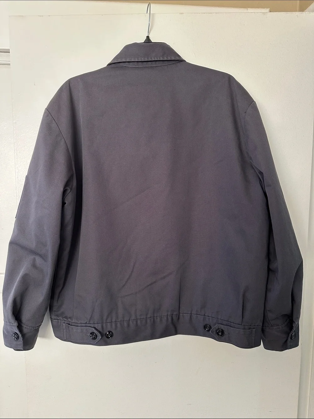 Dickies Men's Charcoal Zip-Front Bomber Jacket - Picture 12 of 12